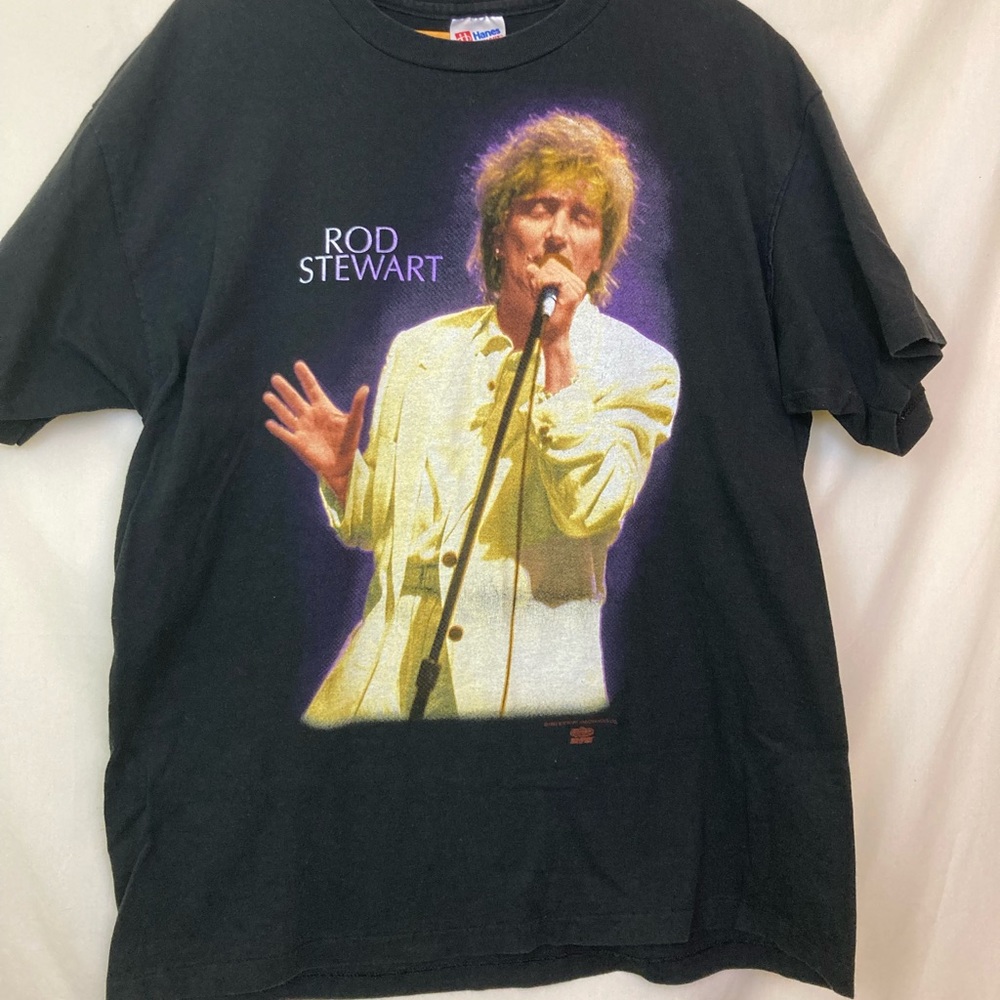 Vintage Rod Stewart concert tee 
#vintage #RodStewart #bandtee